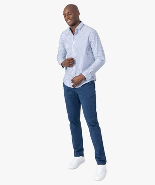 Chemise homme à rayures – Coupe Regular vue5 - GEMO (HOMME) - GEMO