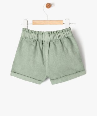 Jupe en toile ample à taille élastiquée bébé fille - LuluCastagnette vue4 - LULUCASTAGNETTE - GEMO