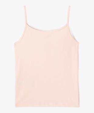 Débardeur à fines bretelles fille vue3 - GEMO (ENFANT) - GEMO