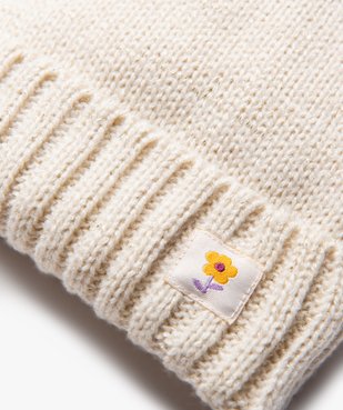 Ensemble bonnet et snood doublés polaire bébé fille vue2 - GEMO(BEBE DEBT) - GEMO