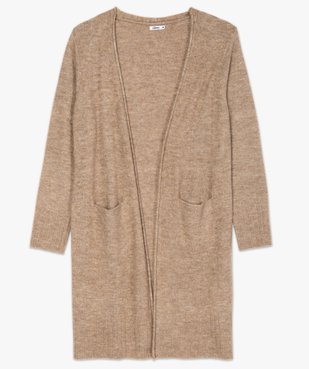 Gilet femme longueur genou à porter ouvert vue4 - GEMO(FEMME PAP) - GEMO
