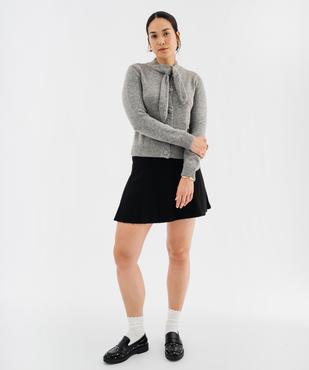 Gilet col lavallière femme vue4 - GEMO(FEMME PAP) - GEMO