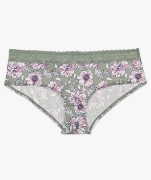 Shorty femme à motifs fleuris et dentelle vue4 - GEMO(HOMWR FEM) - GEMO