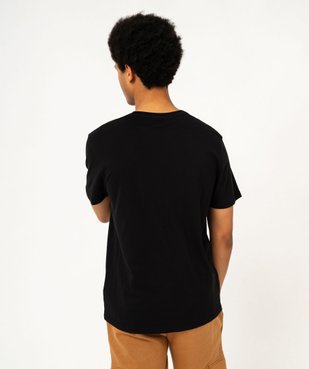 Tee-shirt manches courtes avec motif XXL homme vue3 - GEMO (HOMME) - GEMO