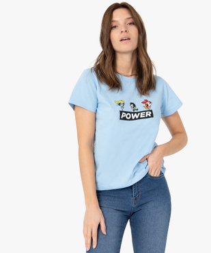 Tee-shirt femme avec motif – Powerpuff Girls vue1 - POWERPUFF GIRLS - GEMO