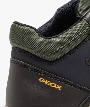 Baskets garçon mid-cut à lacets et scratch - Geox vue6 - GEOX - GEMO