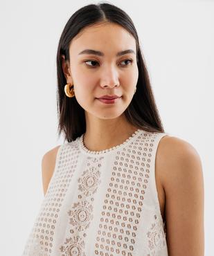 Débardeur en dentelle coupe ample femme vue2 - GEMO(FEMME PAP) - GEMO