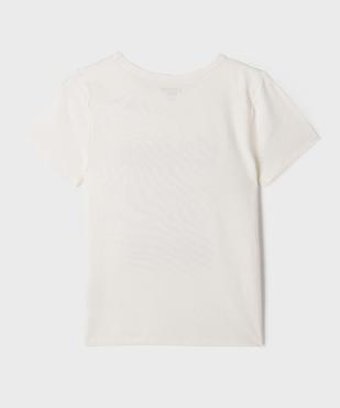 Tee-shirt court imprimé fille - CAMPS UNITED vue6 - CAMPS US GEMO FOR GOOD - GEMO