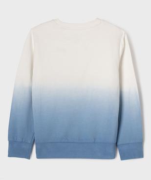 Sweat en maille French Terry coloris dégradé garçon vue7 - GEMO (ENFANT) - GEMO