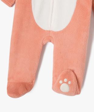Surpyjama à capuche en maille  motif lapin bébé vue3 - GEMO(BB COUCHE) - GEMO