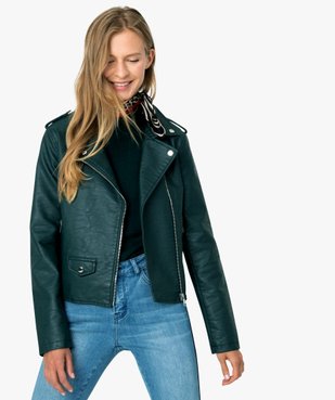 Blouson femme avec fermetures zippées vue1 - FOLLOW ME - Nikesneakers
