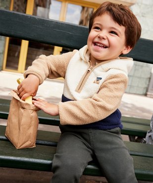 Sweat polaire à capuche bébé garçon vue1 - GEMO(BEBE DEBT) - GEMO