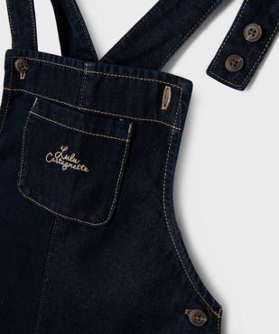 Salopette pantalon jean fille - LuluCastagnette et Alizée vue2 - LULUCASTAGNETTE - GEMO