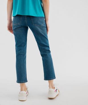 Pantacourt en jean stretch coupe slim femme vue3 - GEMO(FEMME PAP) - GEMO