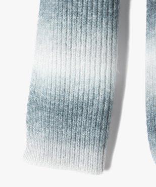 Écharpe femme en grosse maille côtelée tie-and-dye vue2 - GEMO (ACCESS) - GEMO