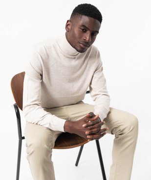 Pull à col roulé en maille fine homme vue7 - GEMO 4G HOMME - GEMO