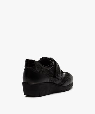 Mocassins femme confort à bride scratch et détails vernis vue4 - GEMO (CONFORT) - GEMO