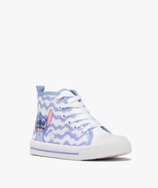 Baskets montantes en toile imprimées Stitch fille - Disney vue2 - LILO & STITCH - GEMO