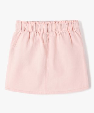 Jupe fille en toile denim vue4 - GEMO 4G FILLE - GEMO