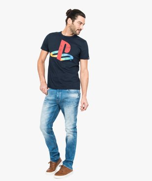 Jean homme straight stretch 5 poches vue5 - GEMO (HOMME) - GEMO