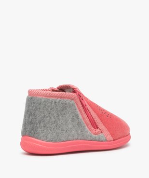 Chaussons bébé fille avec motif hérisson vue4 - GEMO C4G BEBE - GEMO