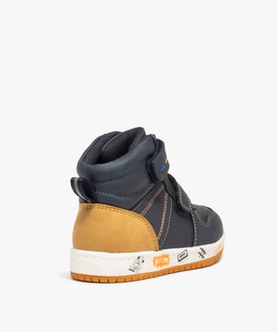 Boots garçon multicolores à scratchs vue4 - GEMO (ENFANT) - GEMO