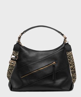 Sac grand format à anse et bandoulière fantaisie femme vue1 - GEMO (ACCESS) - GEMO