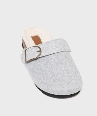 Chaussons sabots doublés sherpa femme - Roadsign vue5 - ROADSIGN - GEMO