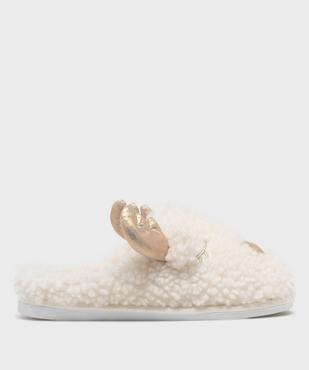 Chaussons mules en forme de renne femme vue1 - GEMO 4G FEMME - GEMO