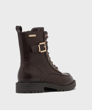 Boots lacets avec bride à boucle femme - LuluCastagnette vue4 - LULUCASTAGNETTE - GEMO