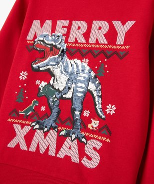 Sweat de Noël à sequins réversibles garçon vue4 - GEMO (ENFANT) - GEMO