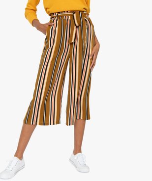 Pantacourt femme large vue1 - GEMO(FEMME PAP) - GEMO
