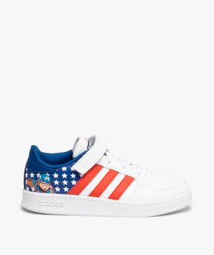 Tennis garçon à scratch Marvel - Adidas Breaknet vue1 - ADIDAS - Nikesneakers