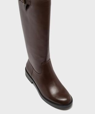 Bottes cavalières à petite boucle décorative femme - Follow Me vue5 - FOLLOW ME - GEMO