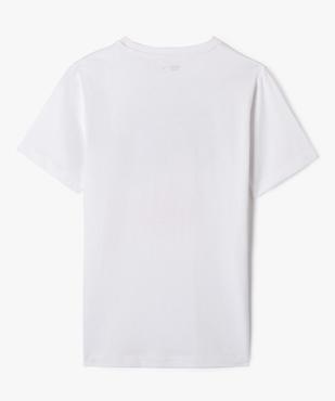 Tee-shirt manches courtes en coton imprimé garçon vue7 - GEMO 4G GARCON - GEMO