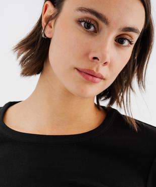 Tee-shirt pyjama manches longues femme vue4 - GEMO(HOMWR FEM) - GEMO