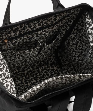 Sac à dos grand format avec ouverture grand angle et poches ordinateur femme vue3 - GEMO (ACCESS) - GEMO