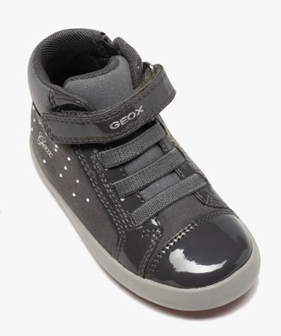 Baskets bébé fille à lacets et scratch - Geox vue5 - GEOX - GEMO