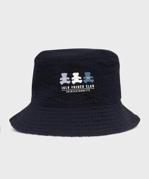 Chapeau bob réversible bébé garçon - LuluCastagnette vue4 - LULU CASTAGNETT - GEMO