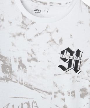 T-shirt style streetwear garçon vue2 - GEMO (JUNIOR) - GEMO