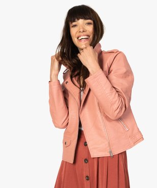 Blouson femme avec fermetures zippées vue1 - FOLLOW ME - Nikesneakers