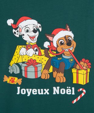Tee-shirt à manches longues avec motif Noël garçon - Pat Patrouille vue2 - PAT PATROUILLE - GEMO