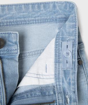 Bermuda en denim coupe slim garçon vue6 - GEMO (JUNIOR) - GEMO