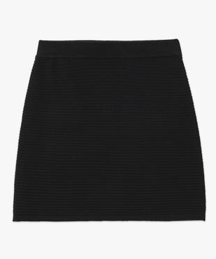 Jupe en maille côtelée femme vue4 - GEMO(FEMME PAP) - GEMO