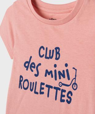 Tee-shirt manches courtes à message bébé garçon vue2 - GEMO(BEBE DEBT) - GEMO