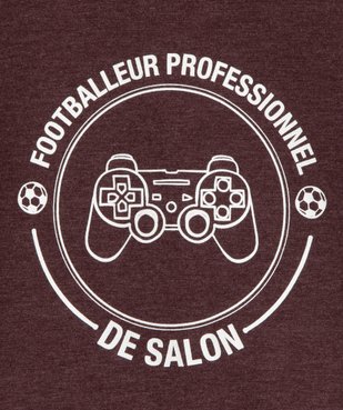 Tee-shirt garçon motif fantaisie football vue2 - SANS MARQUE - GEMO