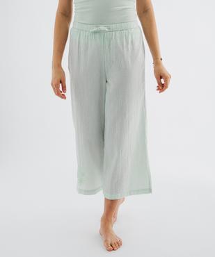 Pantalon de pyjama à motif vichy femme vue1 - GEMO(HOMWR FEM) - GEMO