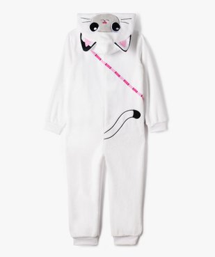 Combinaison pyjama en maille peluche motif chat fille - Gabby’s Dollhouse vue4 - GABBY - GEMO