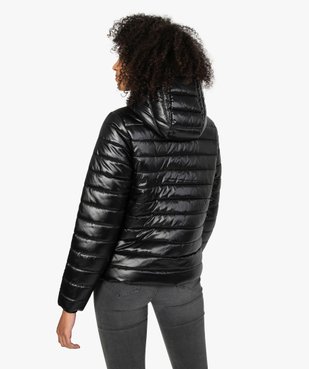 Blouson femme matelassé avec capuche vue3 - GEMO(FEMME PAP) - GEMO