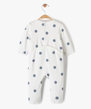 Pyjama bébé en jersey imprimé vue3 - GEMO(BB COUCHE) - GEMO